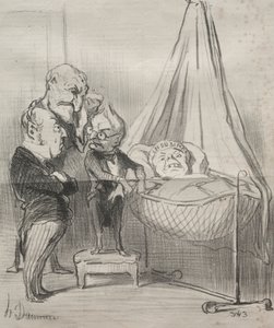 Attualità: Decisamente, è molto malata!..., 1851 da Honoré Daumier