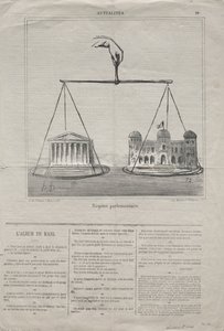 Attualità n. 10: Regime parlamentare, 1870 da Honoré Daumier