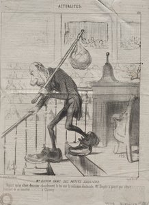 Attualità n. 128: Il signor Dupin nelle sue piccole scarpe, 1850 da Honoré Daumier