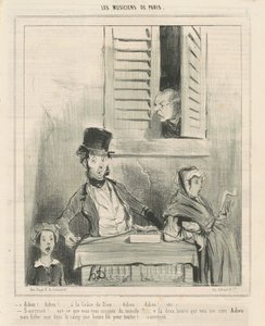 Addio! ... Alla grazia di Dio ... da Honoré Daumier