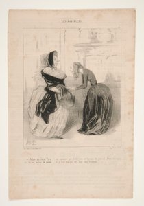 Addio mia cara Flora da Honoré Daumier