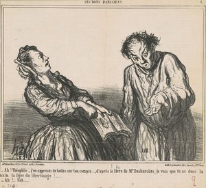 Ah! Théophile... ne sento di belle... da Honoré Daumier