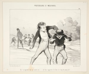 Ah! Tu rapportes tout au maitre? - #21 di Professeurs et Moutards da Honoré Daumier