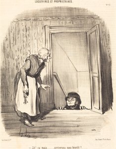 Ah! ça mais... arriverons-nous bientôt? da Honoré Daumier