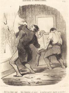 Ah! mi ha dato il congedo... da Honoré Daumier
