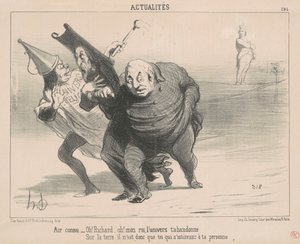 Aria conosciuta: Oh! Richard, Oh! Mon roi da Honoré Daumier