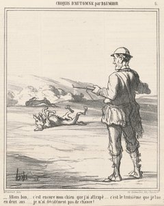 Andiamo bene ... è ancora il mio cane ... da Honoré Daumier