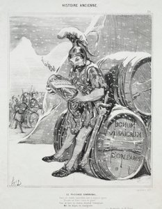 Storia antica, tavola 28: Il passaggio di Annibale da Honoré Daumier