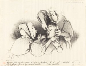 Premi forte, fa rientrare la gobba... da Honoré Daumier