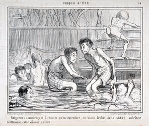 Opera di Honoré Daumier (1808-1879) Charivari del 1858: Serie CRUQUIS D