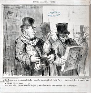 Opera di Honore Daumier (1808-1879). Charivari del 1859: Serie IN THE SALE 