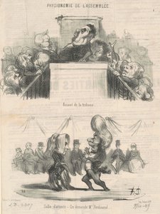 Assalto alla tribuna da Honoré Daumier
