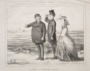 A Varenne-Saint-Maur: Ecco! Questa è la mia casa in campagna! da Honoré Daumier