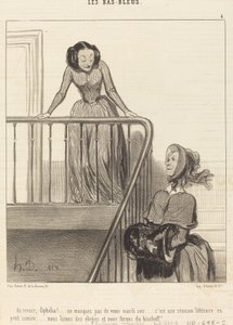 Addio, Ofelia!... non mancate... da Honoré Daumier