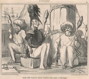 Avendo finalmente trovato il modo di utilizzare il loro tempo libero! da Honoré Daumier