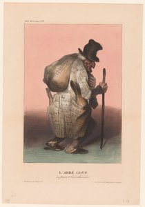Barone Joseph-Dominique Louis come un povero contrabbandiere da Honoré Daumier