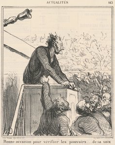 Buona occasione per verificare da Honoré Daumier