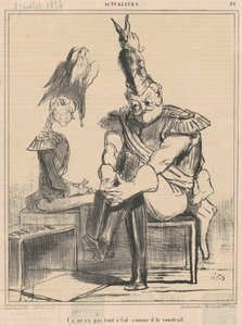 Ca ne va pas ... comme il le voudrait da Honoré Daumier