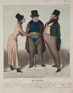 Caricaturana Tavola 48: Un Candidato, 1837 da Honoré Daumier