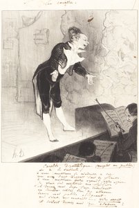 Carota drammatica da Honoré Daumier