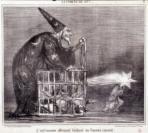 Cartone animato sulla scienza. Serie Sur “la Cometa del 1857”: “L