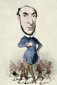 Caricatura su Victor Schoelcher (1804-1893) e l