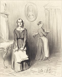 Questo giornale trova il mio lavoro pietoso... da Honoré Daumier