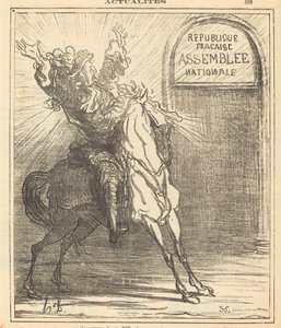 Quel povero Luigi XIV non crede ai suoi occhi da Honoré Daumier