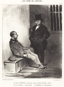 Quello che mi preoccupa è... dodici furti!... da Honoré Daumier