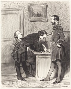 È proprio perché è il tuo amico... da Honoré Daumier