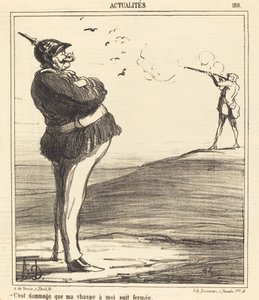 Peccato che la mia caccia sia chiusa da Honoré Daumier