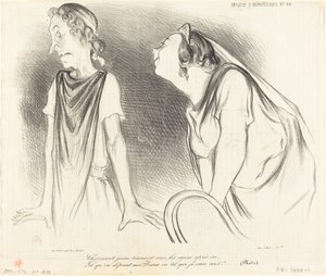 Affascinante... trascinando tutti i cuori dietro di sé... da Honoré Daumier