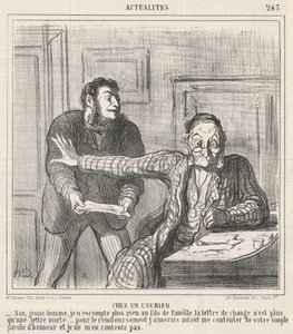 Da un usuraio da Honoré Daumier
