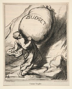 Comme Sisyphe, da Actualites da Honoré Daumier