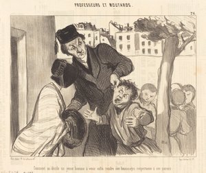 Come si decide un giovane a venire... da Honoré Daumier