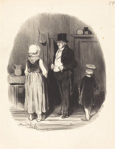 Come!... tutte le mie pecore sono morte... da Honoré Daumier