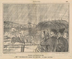 Corsi Nautici del 1856 da Honoré Daumier