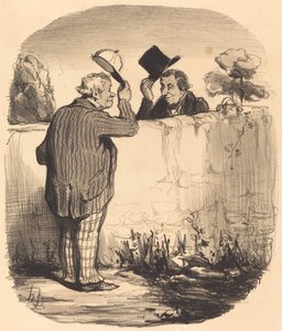 Due Buoni Vicini da Honoré Daumier