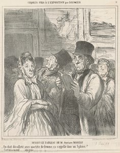 Davanti al quadro di M. G. Moreau da Honoré Daumier
