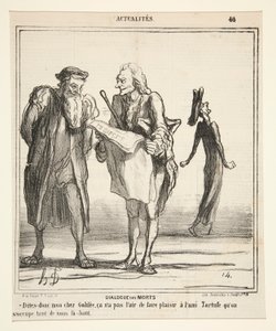 Dialogo dei morti - Dite, mio caro Galileo da Honoré Daumier
