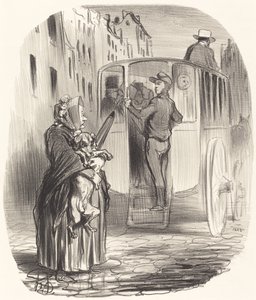 Desolato, cittadina... non ricevo cani... da Honoré Daumier