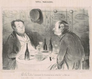 Eh bien Malin! come lo trovi quello là! da Honoré Daumier