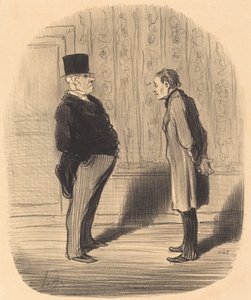 Eh! bien monsieur et mes trois termes... da Honoré Daumier
