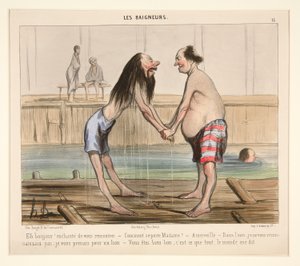 Eh buongiorno! Piacere di incontrarvi da Honoré Daumier