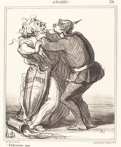 Abbracciamoci da Honoré Daumier