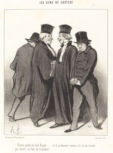 Ancora perso in Corte Reale... e si lamenta... da Honoré Daumier
