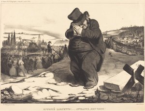 Enfoncé Lafayette!... Attrappe mon vieux! da Honoré Daumier