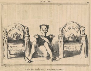 Tra due poltrone il ... signore per terra