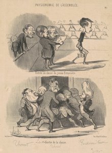Entrata in classe del giovane Estancelin da Honoré Daumier