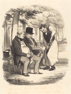 È buono, almeno, il vostro vino!... da Honoré Daumier